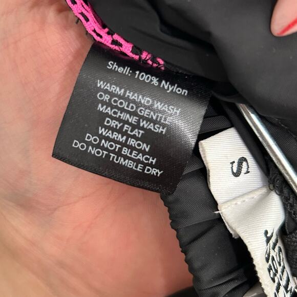 Tiger Mist Mila Mesh Pants Black Pink Joggers Small - Picture 12 of 12